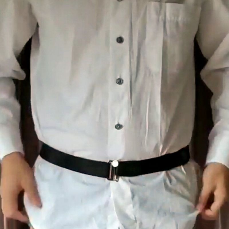 HOT Homens Mulheres Fique Melhor Antiderrapante Antirrugas Alças de Camisa Ajustável Travamento Cinto Suporte Perto Camisa-Fique_voghion.com