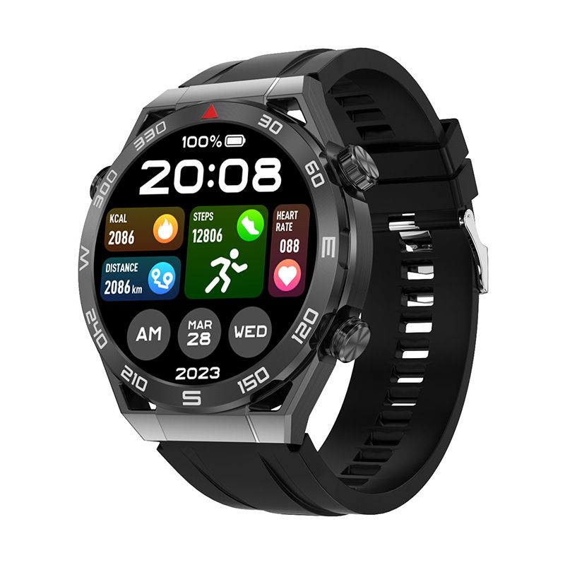 New DT Ultra Mate smartwatch with heart rate monitoring, Bluetooth call, mobile assistant, sports watch_voghion.com