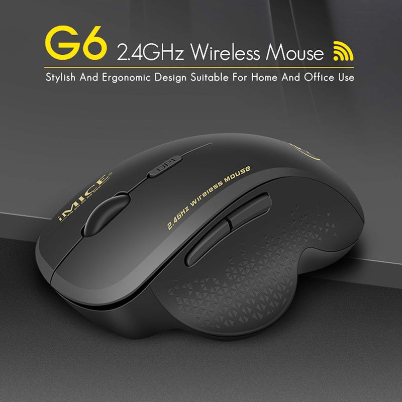 IMICE G6 2.4GHz Fashionable ABS Wireless Connection Gaming Mouse for Computer_voghion.com
