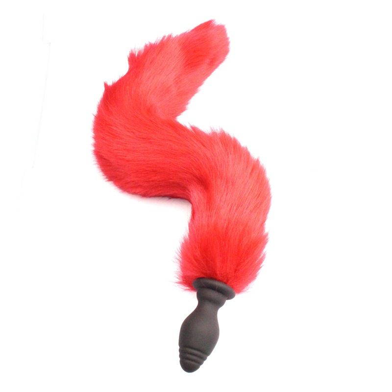Giocattolo sessuale per adulti Cosplay Coda di volpe Plug anale Vibratore Silicone Multi Vibrante Plug anale Dildo vibrante per donne e uomini_voghion.com