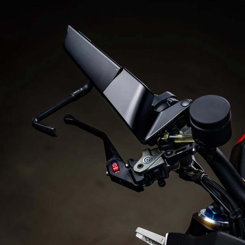 For RUSH 1000 new motorcycle wind wing adjustable rotating rearview mirror_voghion.com