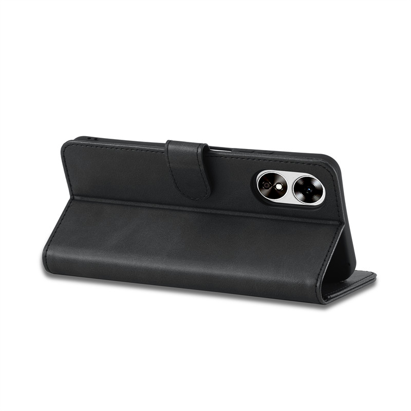 Per OPPO A17 Custodia Flip Magnetic Phone Case On Telefoon Hoesje OPPO A17 Custodia in pelle vintage Custodia a portafoglio per Coque OPPO A17 Cover_voghion.com