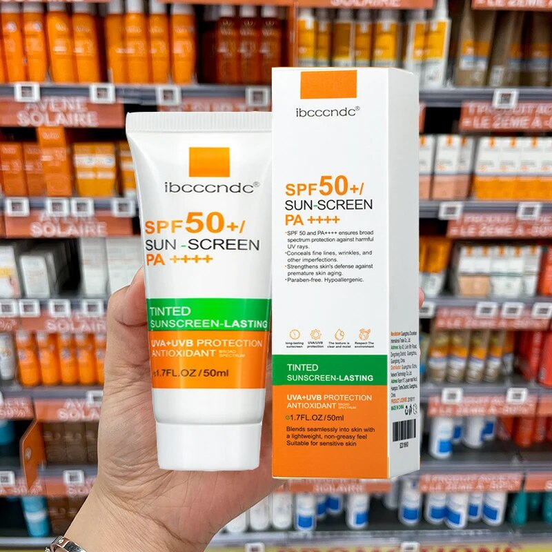 Original Sunscreen SPF50+ Oil Control Light and Non Greasy Suitable for Oily and Mixed Skin Green Label Sunscreen_voghion.com