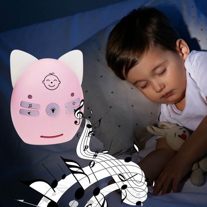 Mutter & Kinder Babyphone Kindersprechanlage Musik beruhigendes Babyspielzeug Zwei-Wege-Stimme Nachtlichtmonitor_voghion.com