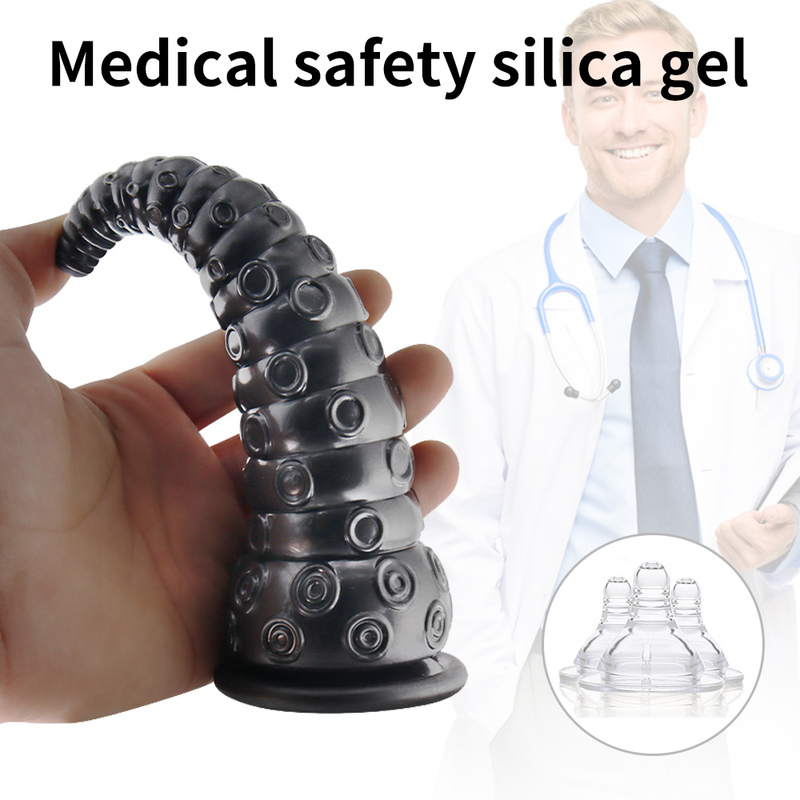 Ośmiornica Macka Dildo Anal Plug Butt Dilator z Dużą Przyssawką Zabawki Seksualne Dla Kobiet Mężczyzn Anus Expander Prostata Pochwa_voghion.com