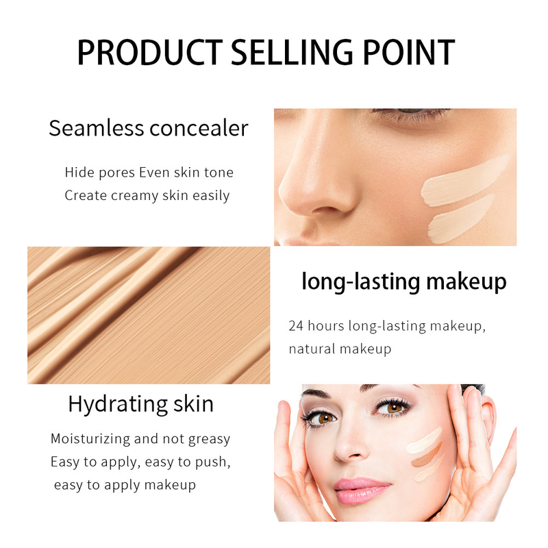 Make up, moisturize, repair foundation make-up, waterproof, long-lasting, concealer, liquid foundation, beauty makeup_voghion.com