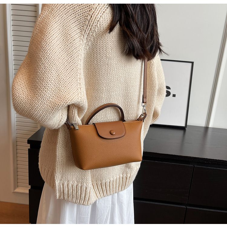 High quality texture handbag 2024 New Dragon bags Xiang popular dumpling versatile single shoulder crossbody bag_voghion.com