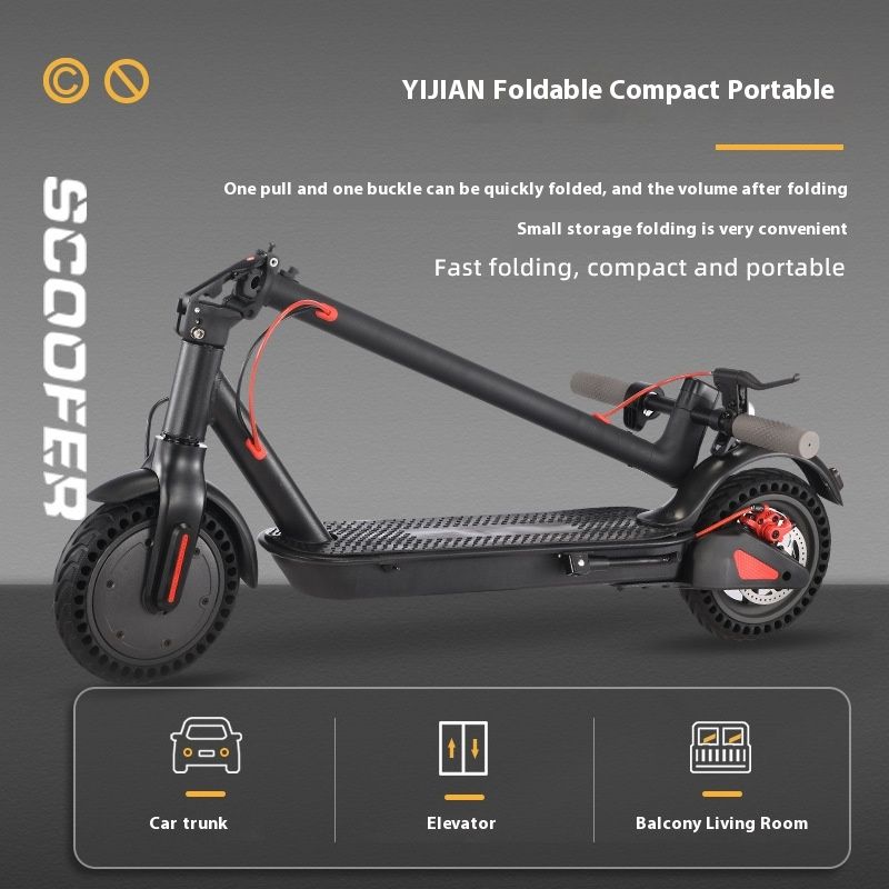 Oversøiske varehuse i Europa Amerika tilbyder foldbare køretøjer, aluminiumslegering voksenscootere og elektriske scootere_voghion.com