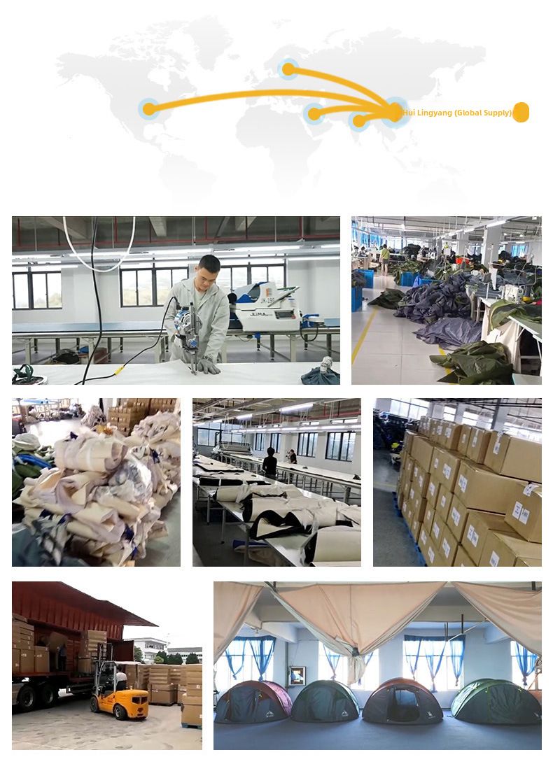 Tenda automatica a doppio strato per 3-4 persone, quattro stagioni, costruzione antipioggia, apertura rapida, tenda da campeggio esposta_voghion.com