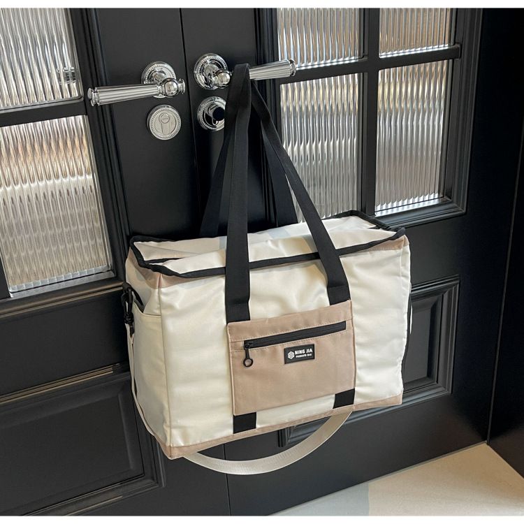 Modieuze lichtgewicht sport-fitnesstas Grote capaciteit Verplaatsbare draagbare opbergtas Schoenen Droog en nat Scheiding Yoga-trainingstas_voghion.com