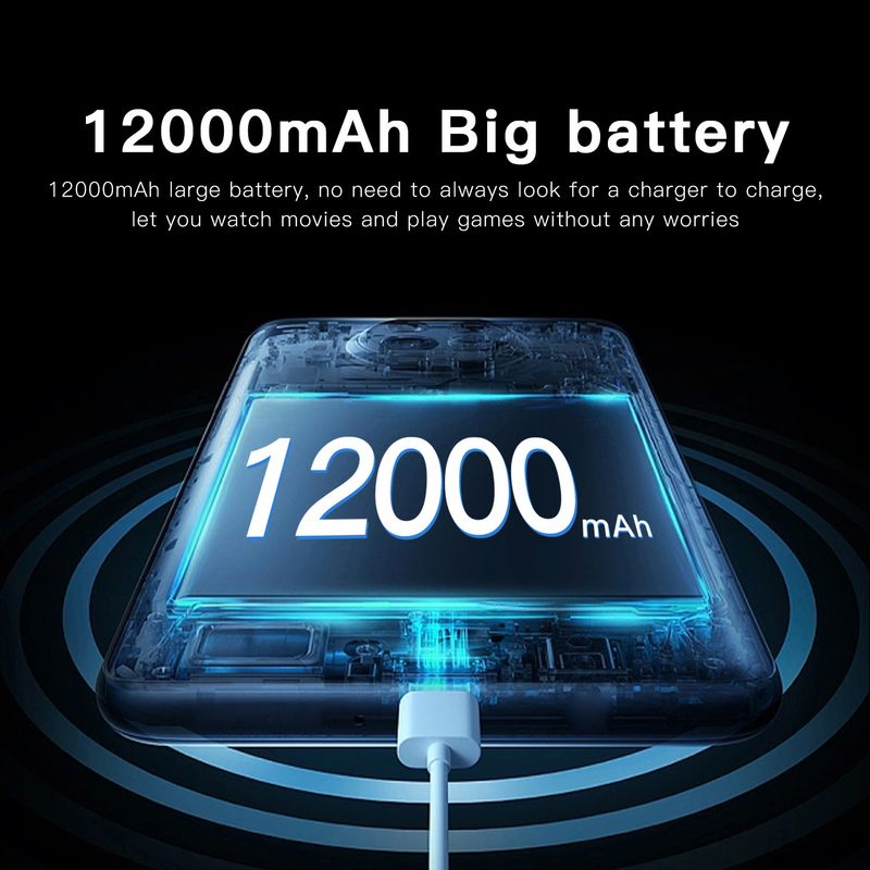 Max80 10.1" Dual SIM Android Tablet With 16GB RAM & 512GB Storage, 4G LTE Calling, Quad-Core Processor, 13MP Camera_voghion.com