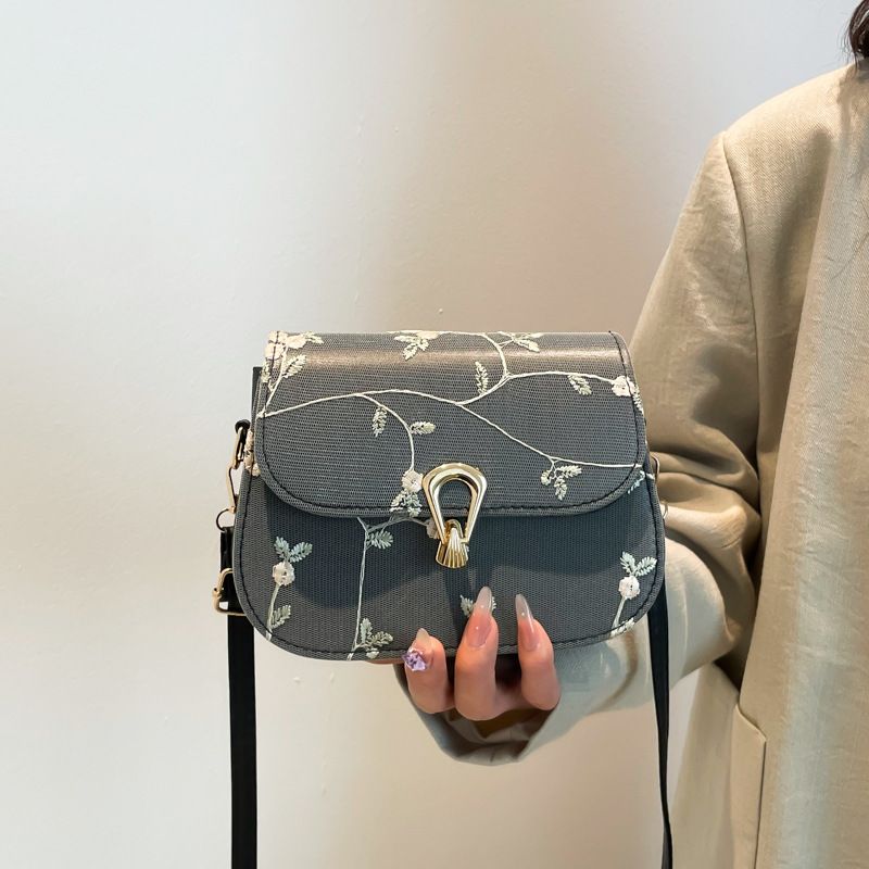 Borsa a tracolla estiva da donna 2025, nuova e versatile borsa a tracolla in pizzo fresco e intrecciato a fiori_voghion.com