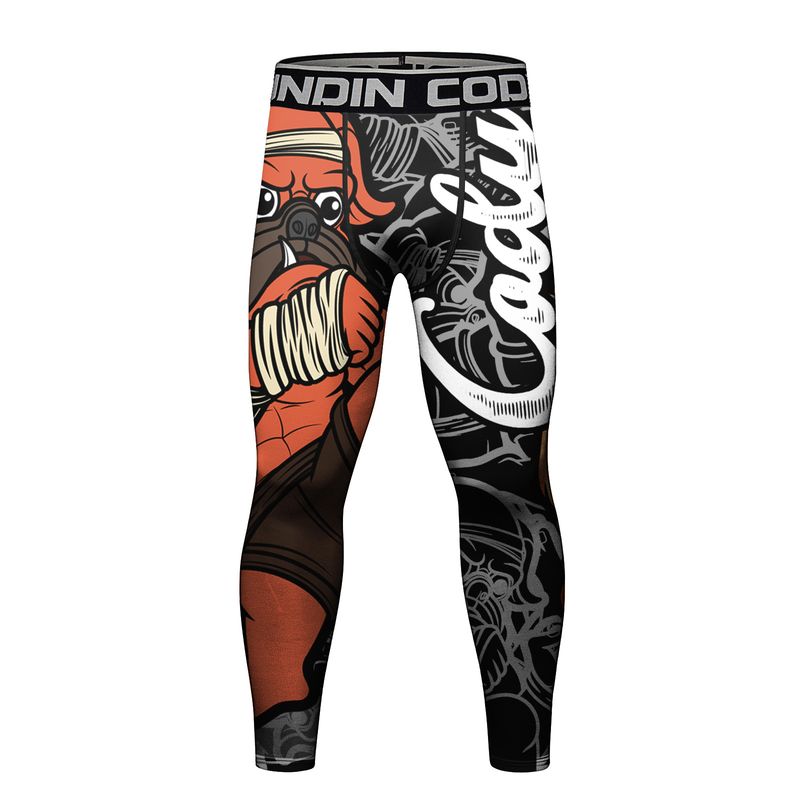Tuta sportiva a compressione da uomo, nuova, traspirante, elastica, aderente, abbigliamento versatile per esterni._voghion.com