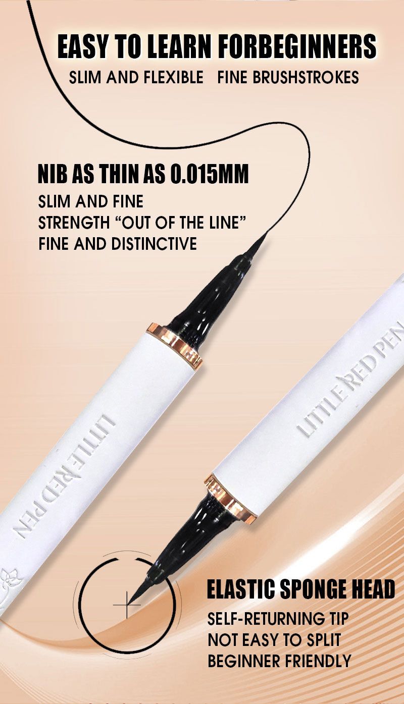 Lidschatten & Liner Kombination Kosmetik Eyeliner Stift Dünner Kopf Anfänger Wasserfest Nicht Verschmieren Anti-Schweiß Eyeliner_voghion.com