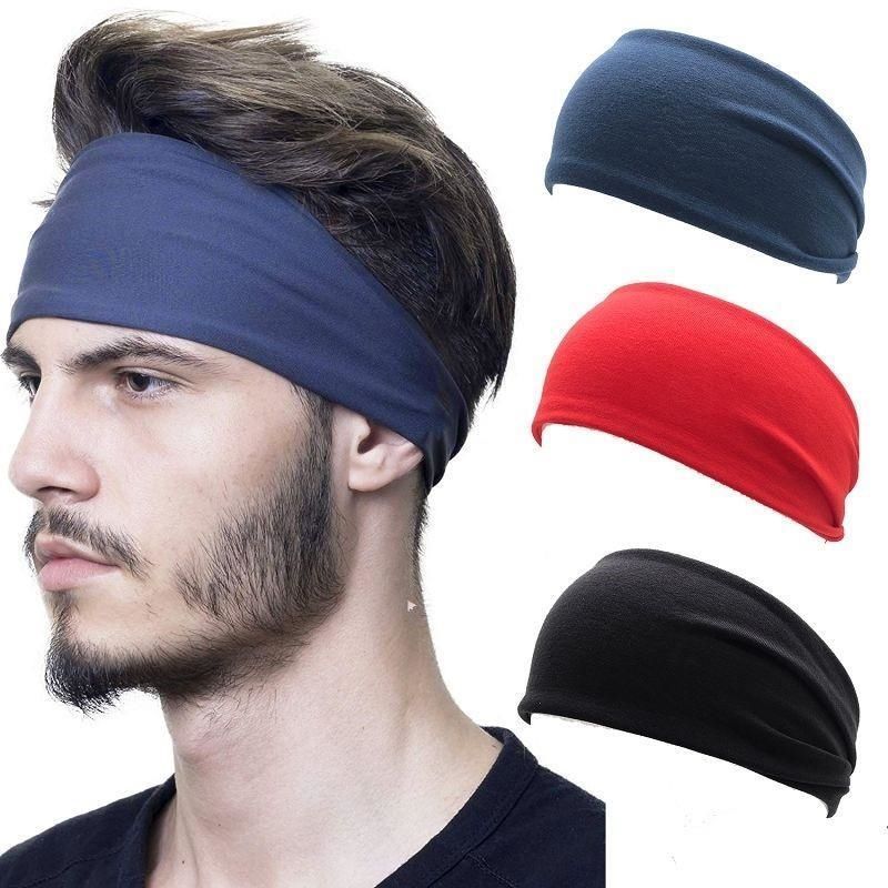 Fascia elastica per la protezione della fronte, per sport, corsa, basket, fitness, assorbente per il sudore, elastica per capelli, estiva, unisex_voghion.com