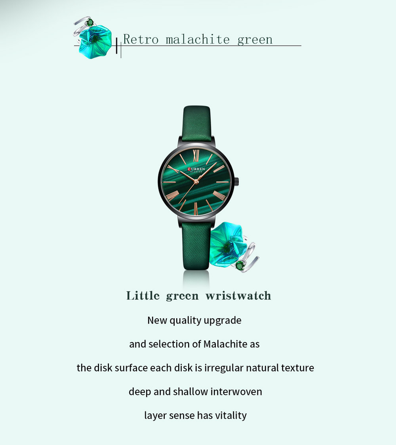 Curren Carryon 9076 Νέο casual γυναικείο ρολόι Simple fashion trend Ρολόι χειρός με λουράκι ζώνης_voghion.com