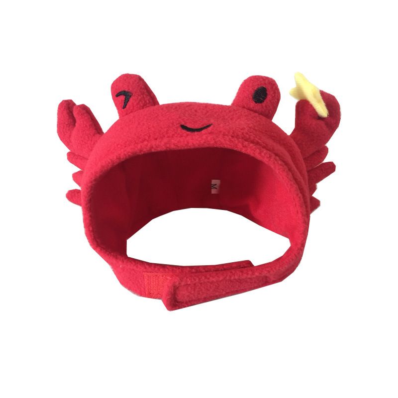 Granchio coreano divertente Halloween cane copricapo animale carino cartone animato gatto Natale animale domestico cappello_voghion.com