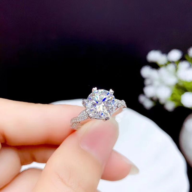 Beliebter 2 Karat Mozzarella Diamantring Living Girl Ring Antrag Verlobung Ehering Valentinstag Muttertag Geburtstagsgeschenk Jahrestag_voghion.com