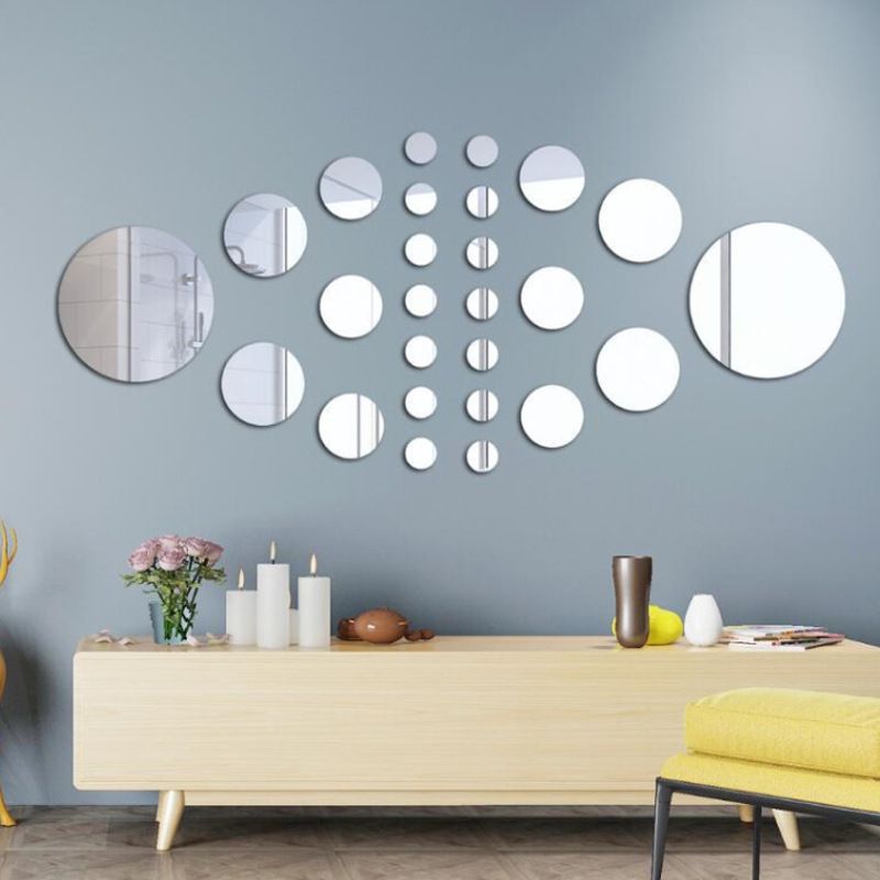 Acryl dekoration selbst-adhesive 3D stereoskopischen kristall spiegel st, schlafzimmer wohnzimmer hintergrund malerei wand_voghion.com