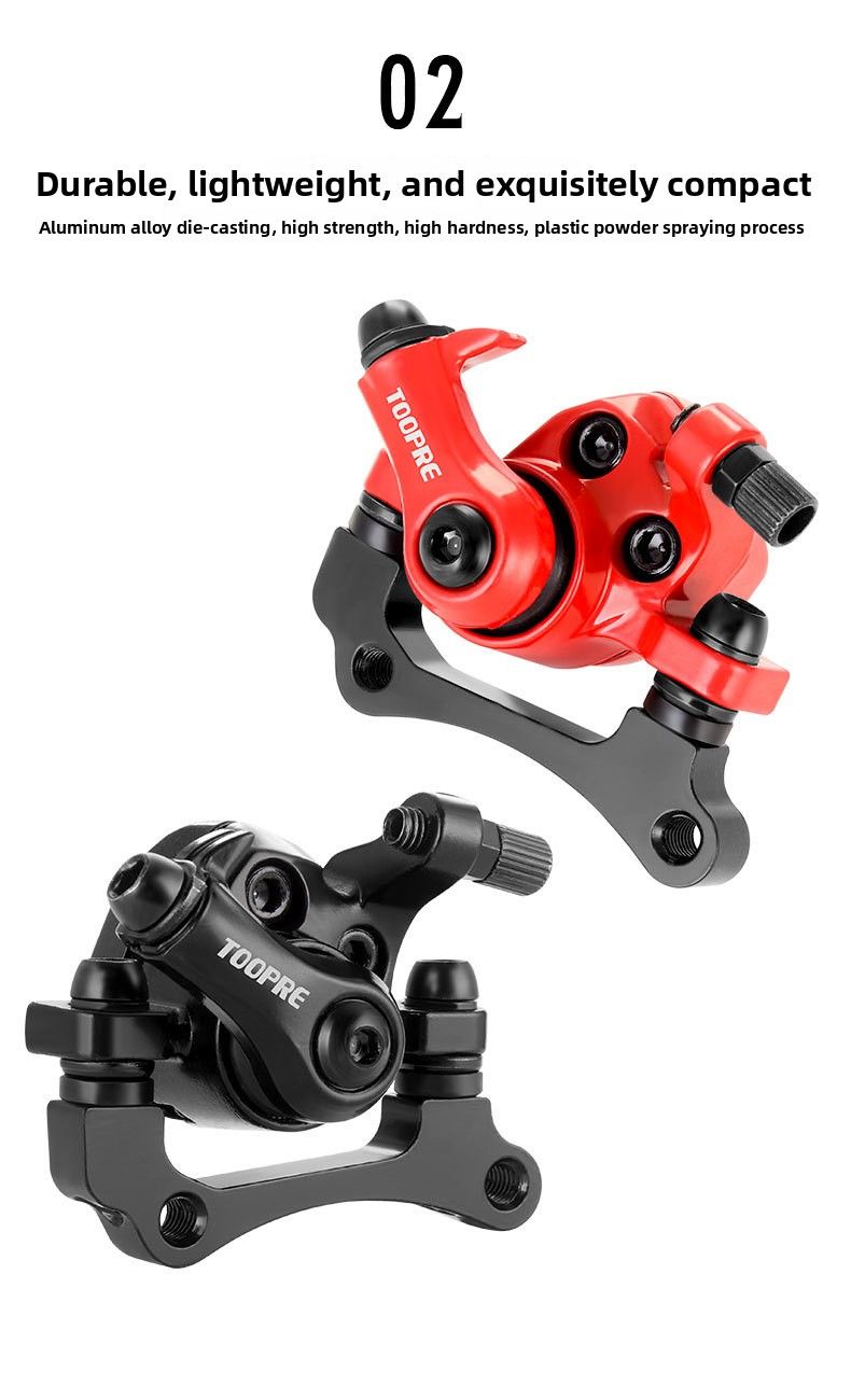 TOOPRE Scooter Right Side Disc Replacement Folding Electric Bicycle 8/ 10inch Front And Rear Brake_voghion.com