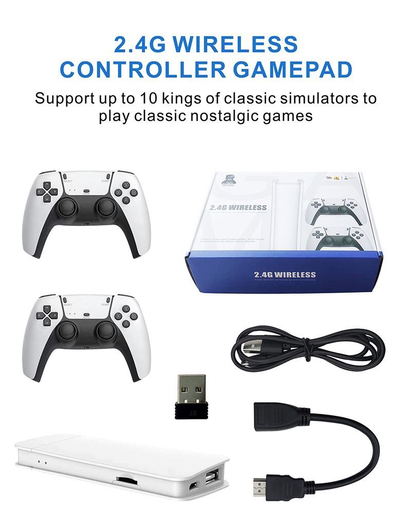 Home M15 wireless 2.4G arcade ad alta definizione PS1 mini console di gioco controller U-Bao P5_voghion.com