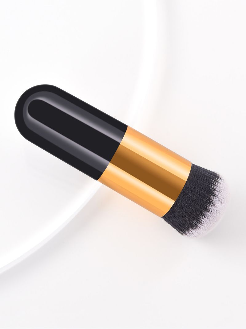 11-teiliges Champagner-Make-up-Pinselset – 5 große und 5 kleine Pinsel mit einzigartigem Chubby-Foundation-Pinsel_voghion.com