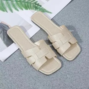 2023 sommer Neue Frauen Hausschuhe Flachen Boden Nicht-slip Outdoor Offene spitze Strand Weibliche Sandalen Sexy Mode-Design Rutschen_voghion.com