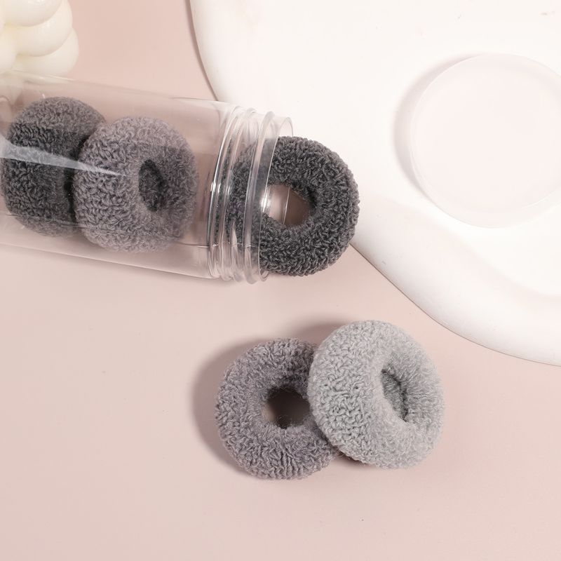 Süßes, mädchenhaftes, breites Handtuch-Haargummi – Hochelastisches, nicht beschädigendes, halb hochgestecktes Haargummi für den Hinterkopf + süßes Haarklammer-Set_voghion.com