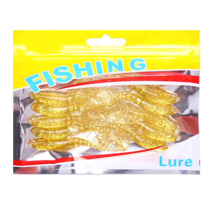 Köderrock, gekräuselter Schwanz, leuchtender weicher Köder, Simulationsköder, Süßwasser-Seefischerei, Schwarzkopf-Mandarinfisch, nach oben gerichteter Mund, weicher Fisch_voghion.com