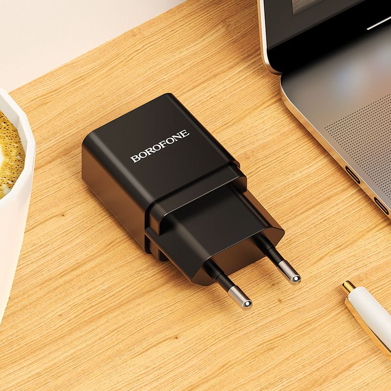 Cargador universal para móvil con puerto único BA19A Music Festival, miniusb, cabezal de carga Euro 1A_voghion.com