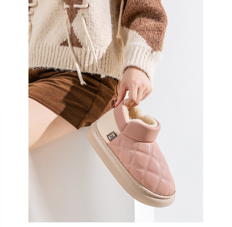 Scarpe alte da uomo in cotone invernale con suola spessa, calde, impermeabili, antiscivolo, per interni ed esterni, per coppie, pantofole da uomo_voghion.com