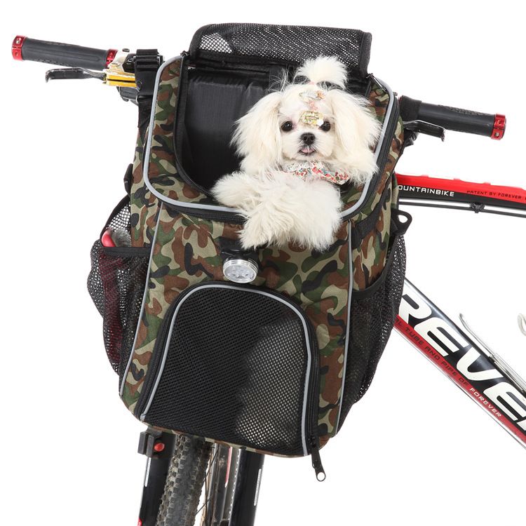 Car Carrier Mat Bicycle Double Shoulder Outdoor Pet Detachable Portable Dog Bag_voghion.com