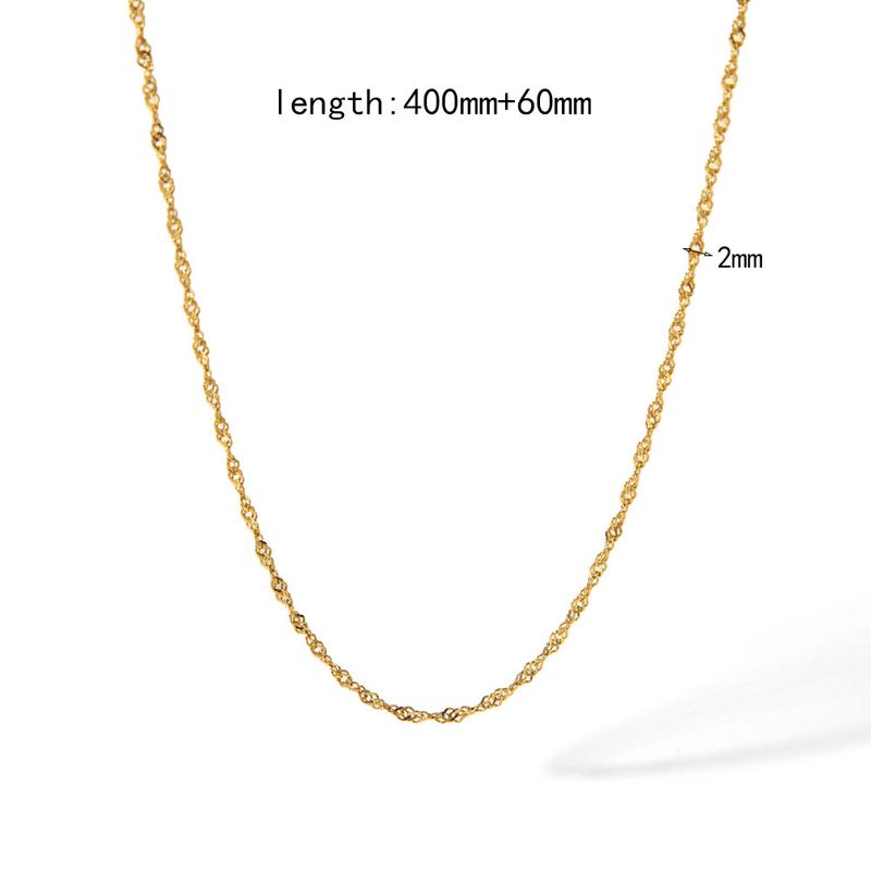 1 pièce 304 chaîne trombone en acier inoxydable chaîne câble chaîne serpent 400 + 60 mm accessoires de bijoux_voghion.com