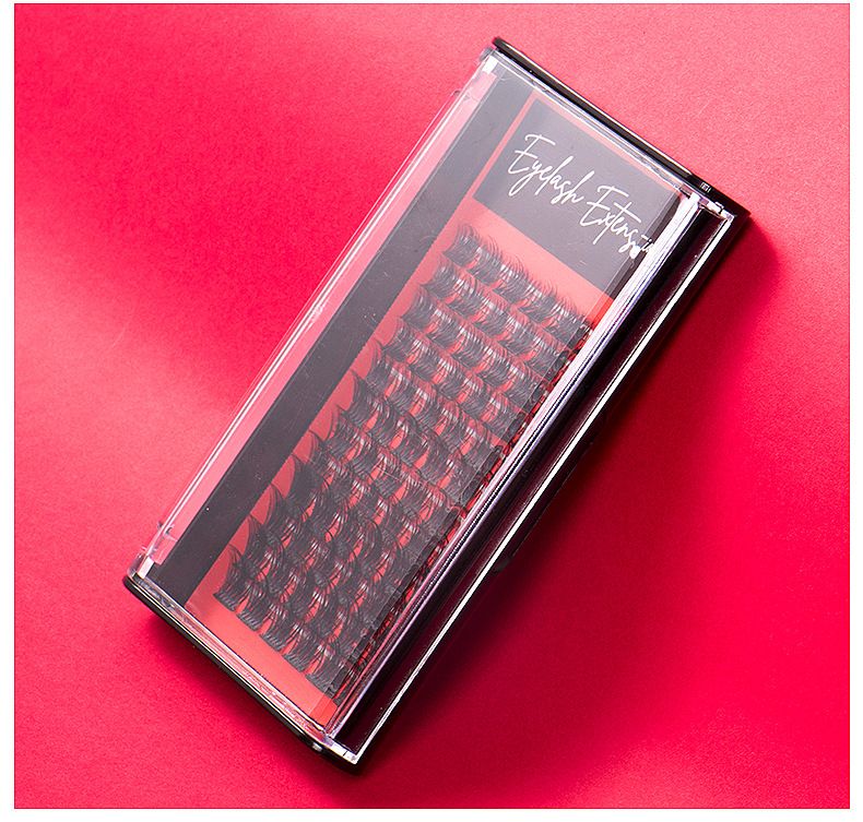 Sztuczne rzęsy Nowe sztuczne rzęsy Pojedyncze klastry Duża pojemność Codzienny makijaż Przeszczep rzęs_voghion.com