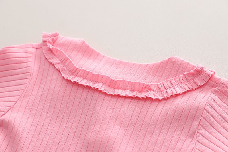 Set da bambina a maniche corte 2024 Nuovo abito da donna con colletto ribaltabile Set da due pezzi, moda estiva per bambini alla moda_voghion.com