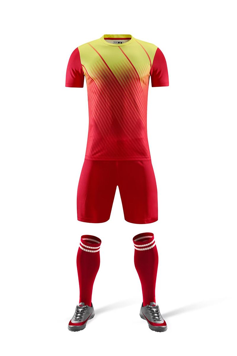 Speed-Trikots, Gruppenkauf für Kinder, Uniformen für Sportteams, bedruckte kurzärmelige Fußballanzug-Sets,_voghion.com