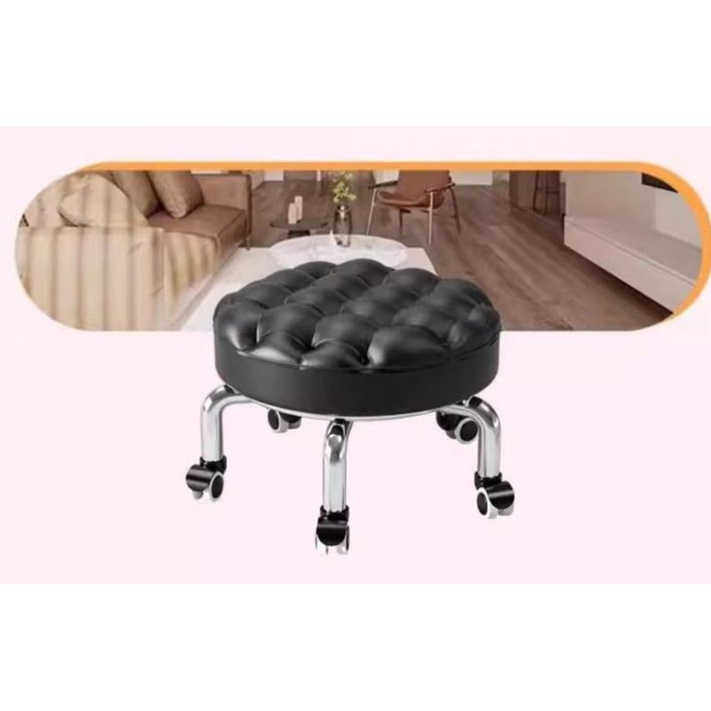 Universalrad, klein, niedrig, für Zuhause, runde Nahtreparatur, rotierende Pediküre, Geh-Lernhocker für Kinder mit leisen Rädern_voghion.com