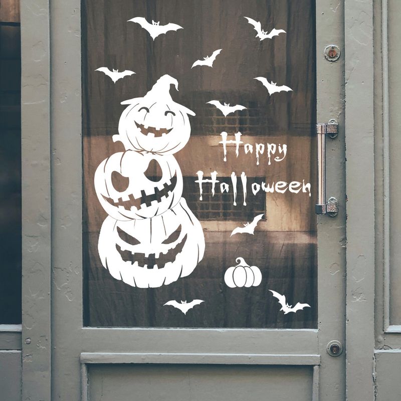 Aufkleber Halloween Blut Handabdruck Fußabdrücke Dekorative Wandaufkleber Fensteraufkleber Wohnzimmer Schlafzimmer Hintergrund Home Dekoration Aufkleber_voghion.com