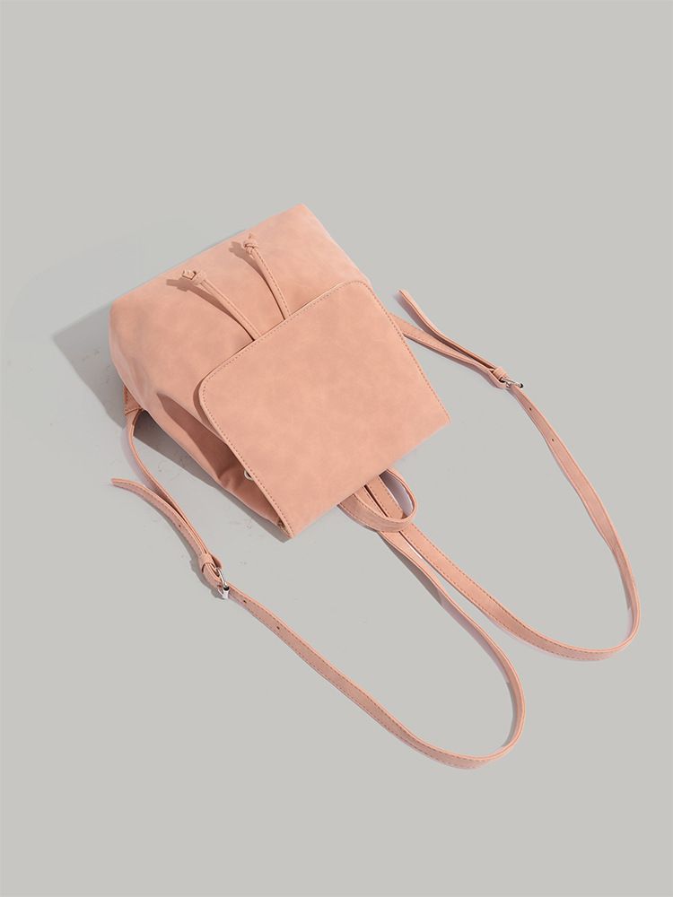 2025 Niche Soft Leather Handbags Fall And Winter New Simple Youth Korean Students Class Backpacks Fashionable Versatile_voghion.com