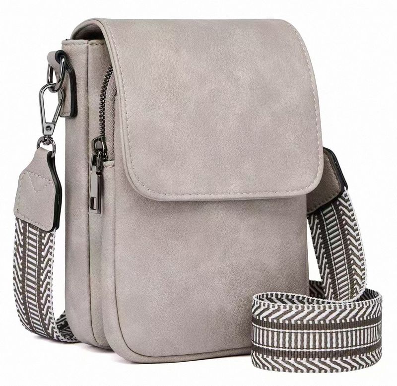 Hot Selling Women's Commuter PU Fashion Veelzijdige Crossbody Grote Capaciteit Multifunctionele Drukknoop Schouder Telefoon_voghion.com