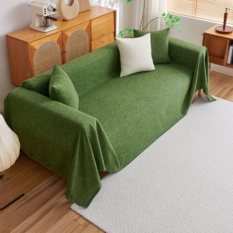 Minimalist Japanese Cotton And Linen Sofa Cover Pad Universal For All Seasons Non Slip Sofa Cover Blanket Full Cover Cover Cloth Stain Resistant_voghion.com