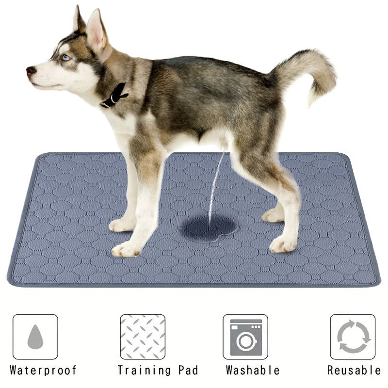 Hunde-Pipi-Pad, waschbare Decke, wiederverwendbare, saugfähige Windelmatte, Welpen-Trainingspad, Bett, Haustier-Urin-Pads, Haustier-Autositzbezug, Heimtierbedarf_voghion.com