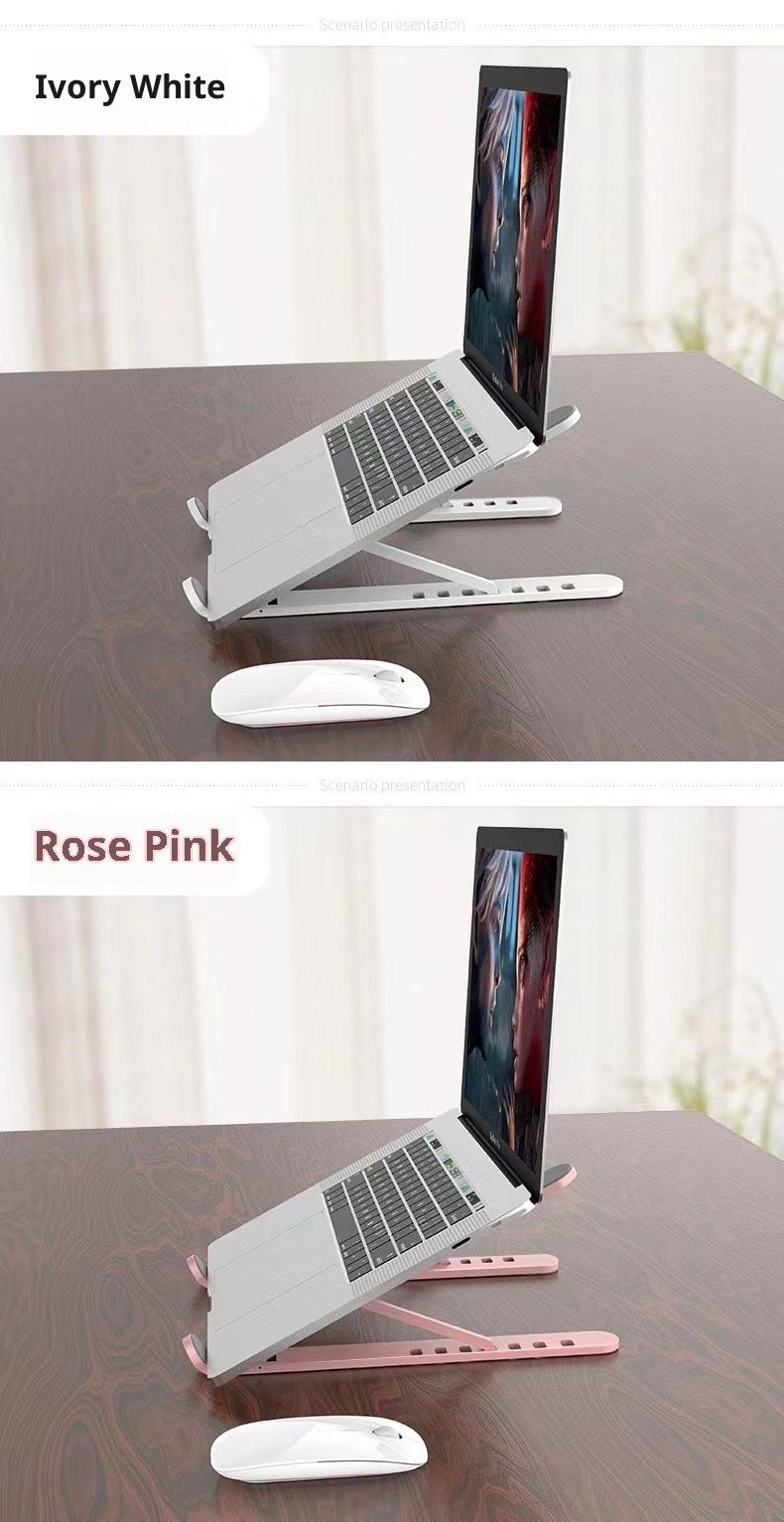 P1 Laptop Stand Desktop Phone Tablet Portable Cooling Base Adjustable Height Floating Bracket_voghion.com
