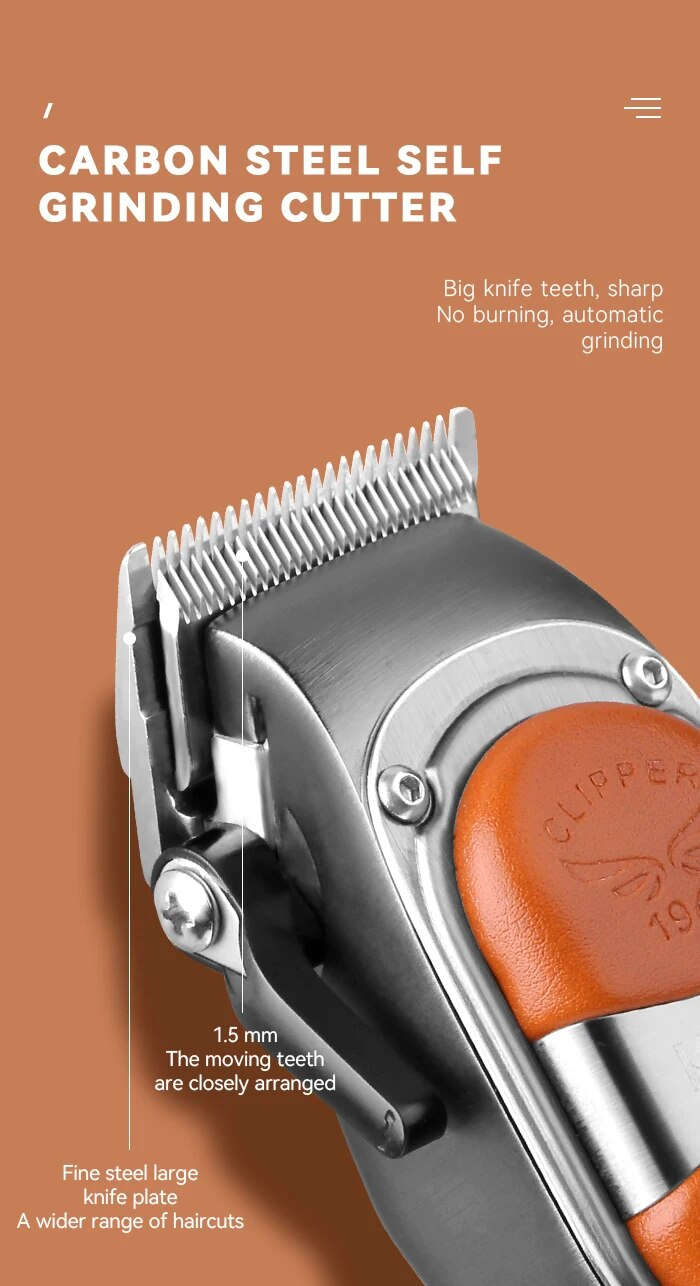 Kemei Professional Fade Hair Clipper Combo Zero Gapped Cordless Edge Hair Trimmer Barber Shop Electric 2 Hair Cutting Machines_voghion.com
