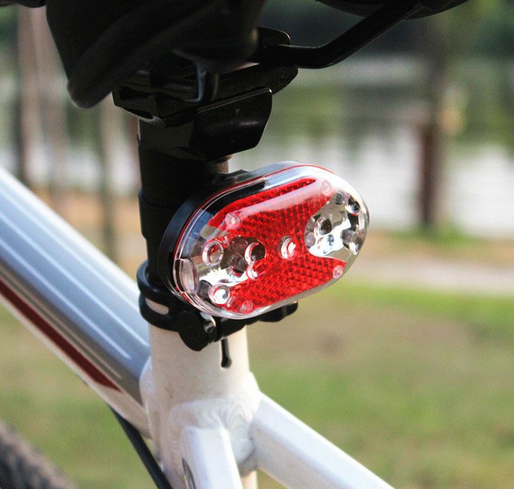 Feu arrière de vélo 9 LED, feu arrière rouge, éclairage de selle de vélo de montagne, feu d'avertissement LED_voghion.com