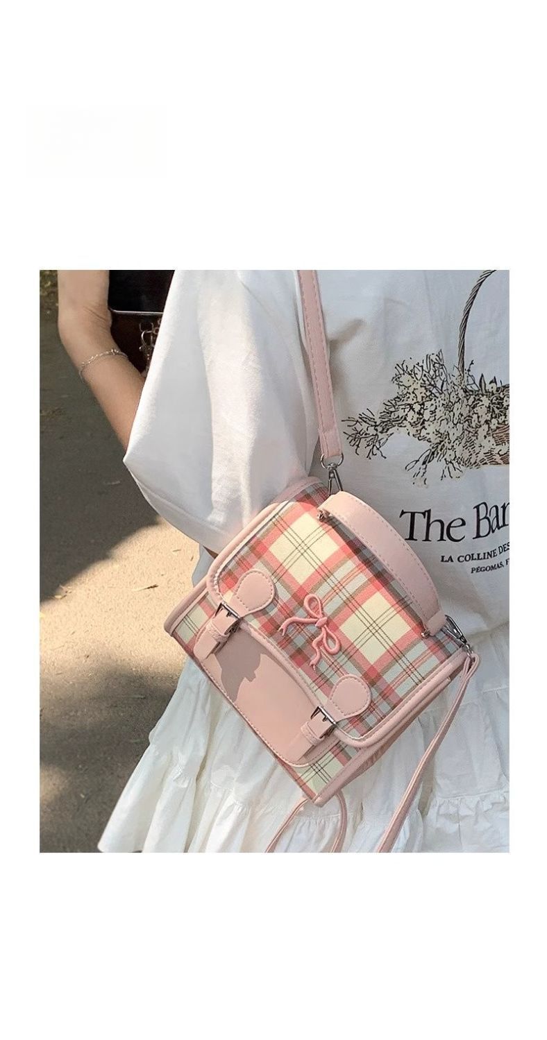 Women's 2025 Fall/Winter New Stylish Versatile Casual Backpack Commuter Travel Mini Backpack_voghion.com