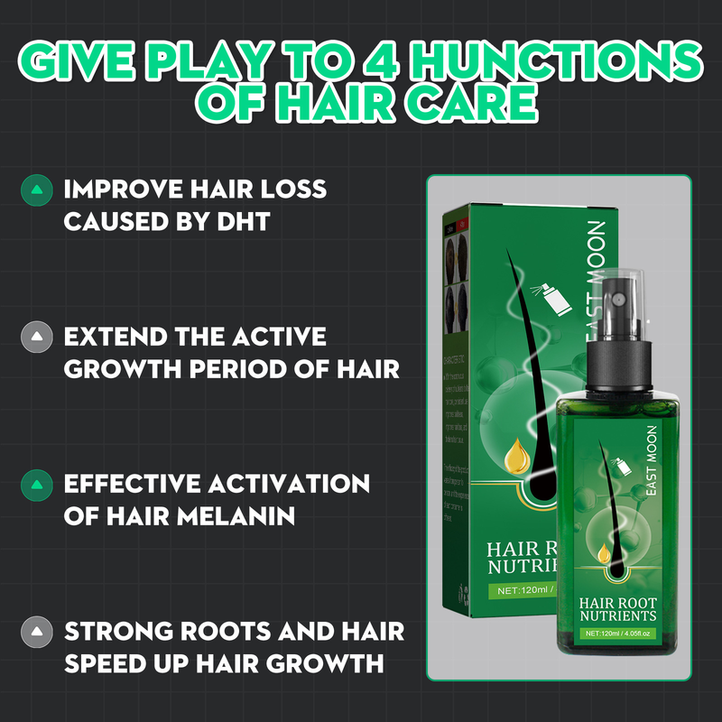 East Moon Men's essence Lozione per capelli nutriente e riparatrice per l'attaccatura dei capelli densa e rassodante_voghion.com