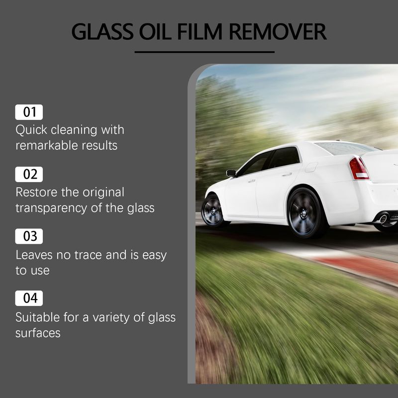 Homonth Glass Oil Film Remover, Clear Vision Without Trace Use Easy To Remove Stubborn Oil Film Cleaner_voghion.com