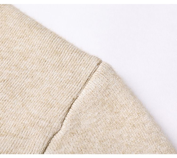 Maglione a collo alto sottile 2024, nuovo, per ragazzi, basic, pulito, in maglia, abbigliamento maschile_voghion.com