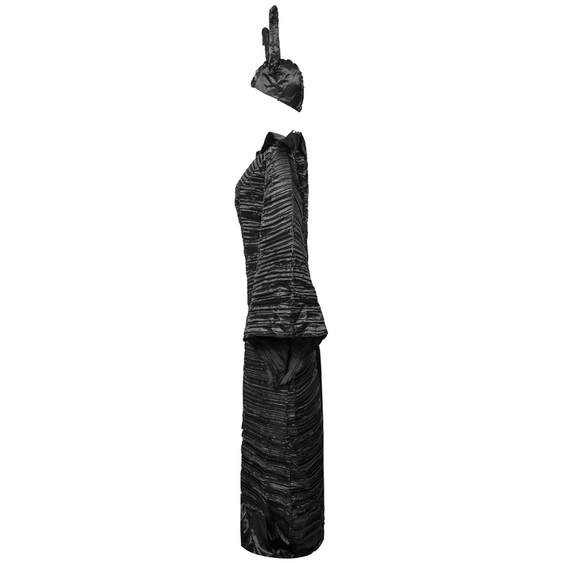 M-3XL Große Größe Halloween Kostüm Maleficent Dark Witch Kostüm Horn Hexe Kostüm Uniform_voghion.com